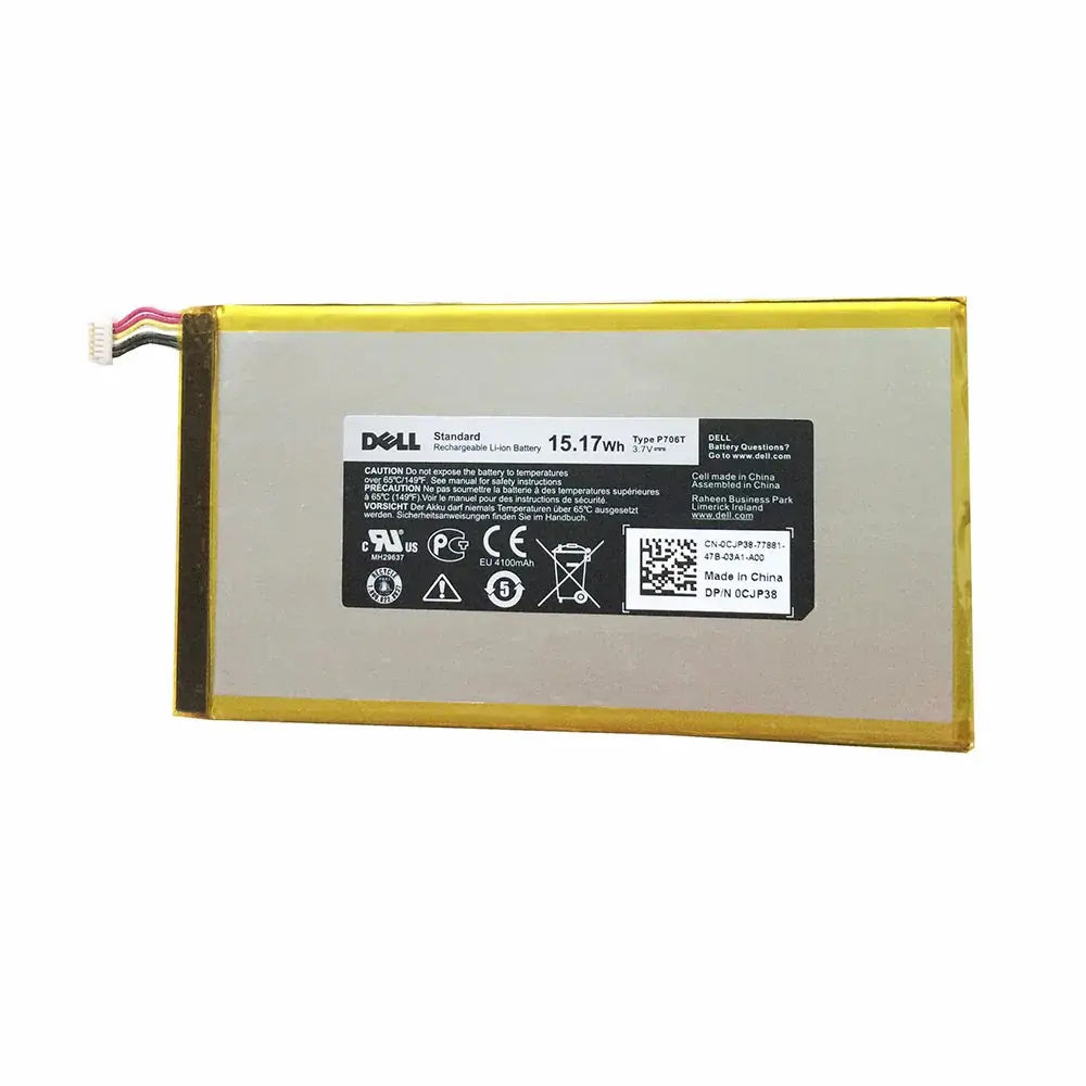 3.7V 15.17Wh Original P706T Dell Venue 7 8 T02D 3730 3830 8" 0CJP38 02PDJW Tablet Laptop Battery - eBuy UAE